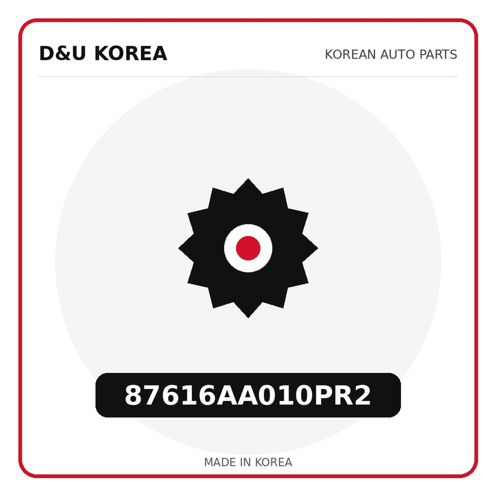 Genuine Mobis 87616AA010PR2  for Korean vehicles | D&U Korea