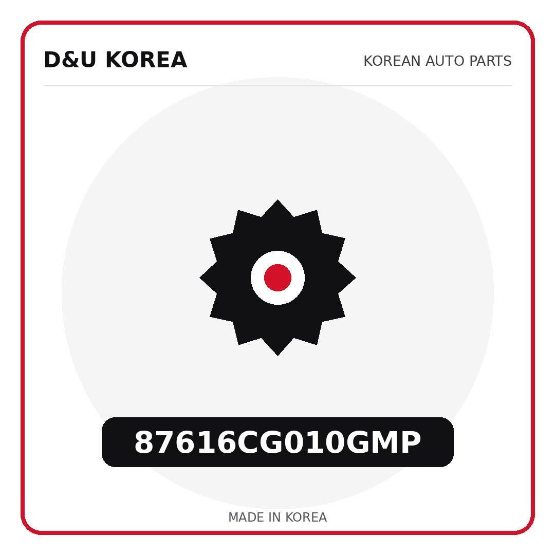 Genuine Mobis 87616CG010GMP  for Korean vehicles | D&U Korea