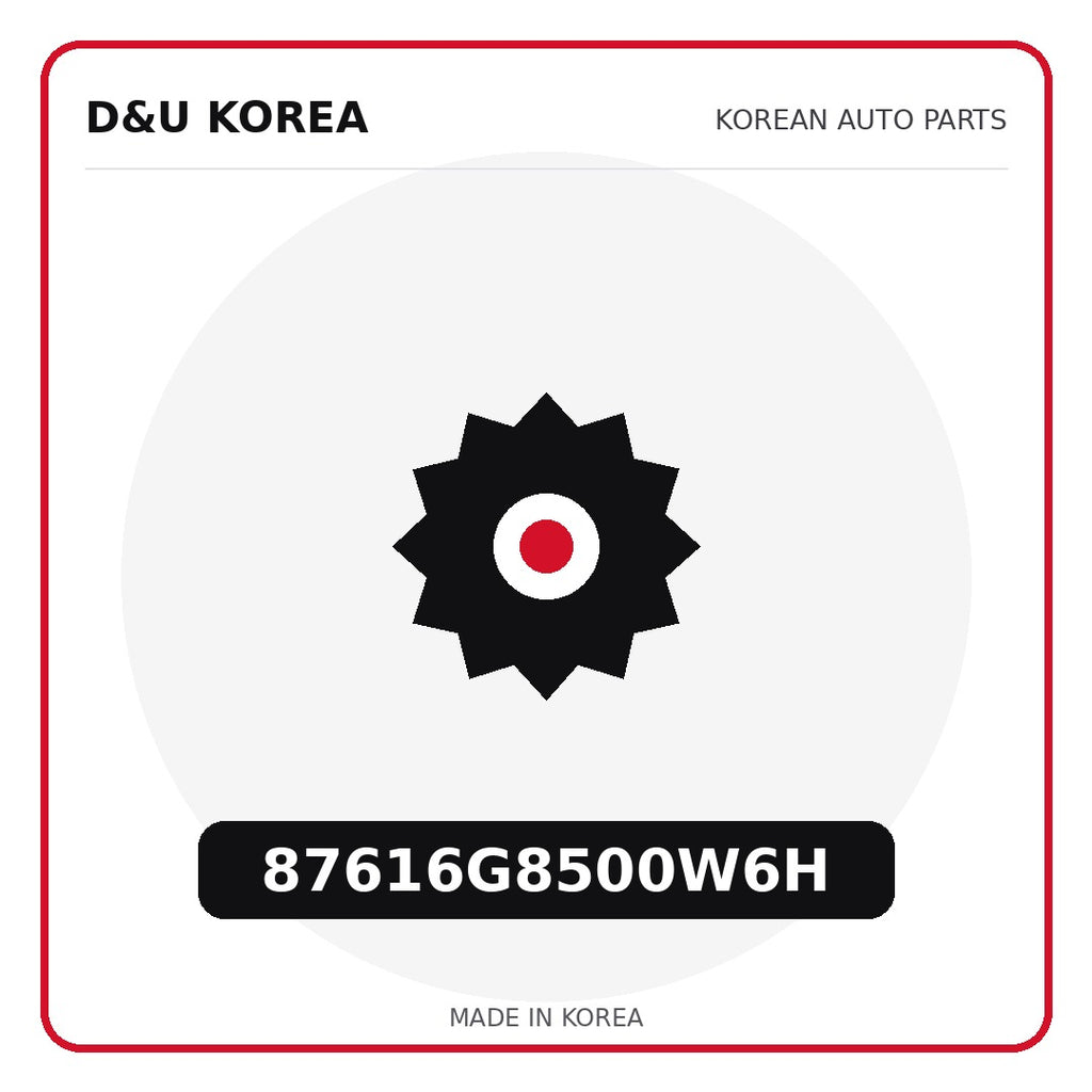 Genuine Mobis 87616G8500W6H  for Korean vehicles | D&U Korea