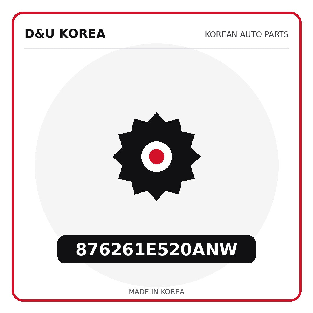 Genuine Mobis 876261E520ANW  for Korean vehicles | D&U Korea