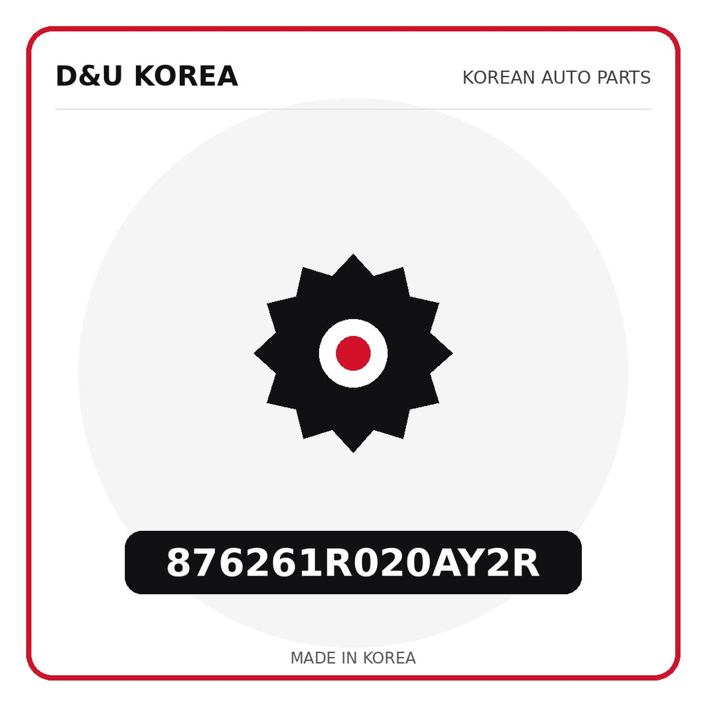 Genuine Mobis 876261R020AY2R  for Korean vehicles | D&U Korea