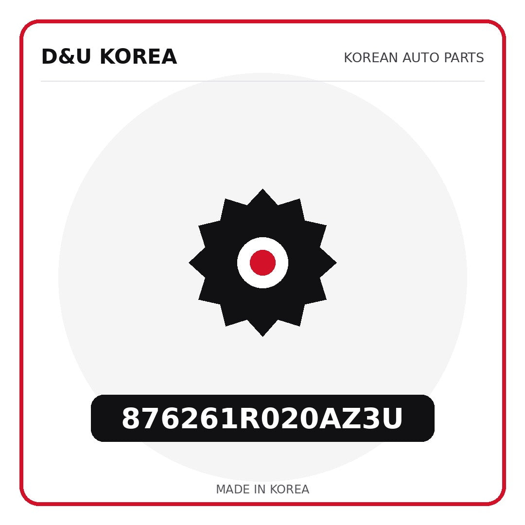 Genuine Mobis 876261R020AZ3U  for Korean vehicles | D&U Korea