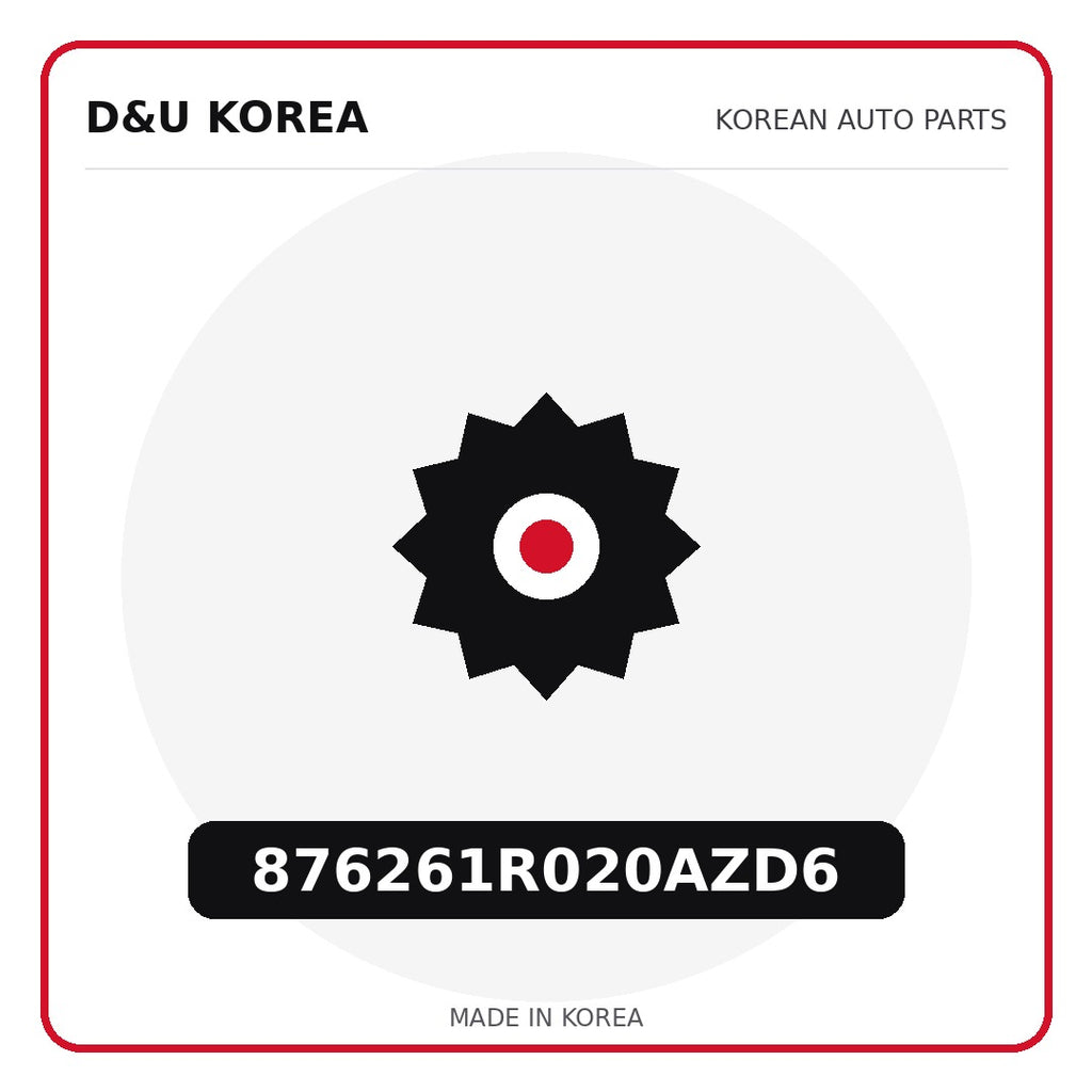 Genuine Mobis 876261R020AZD6  for Korean vehicles | D&U Korea