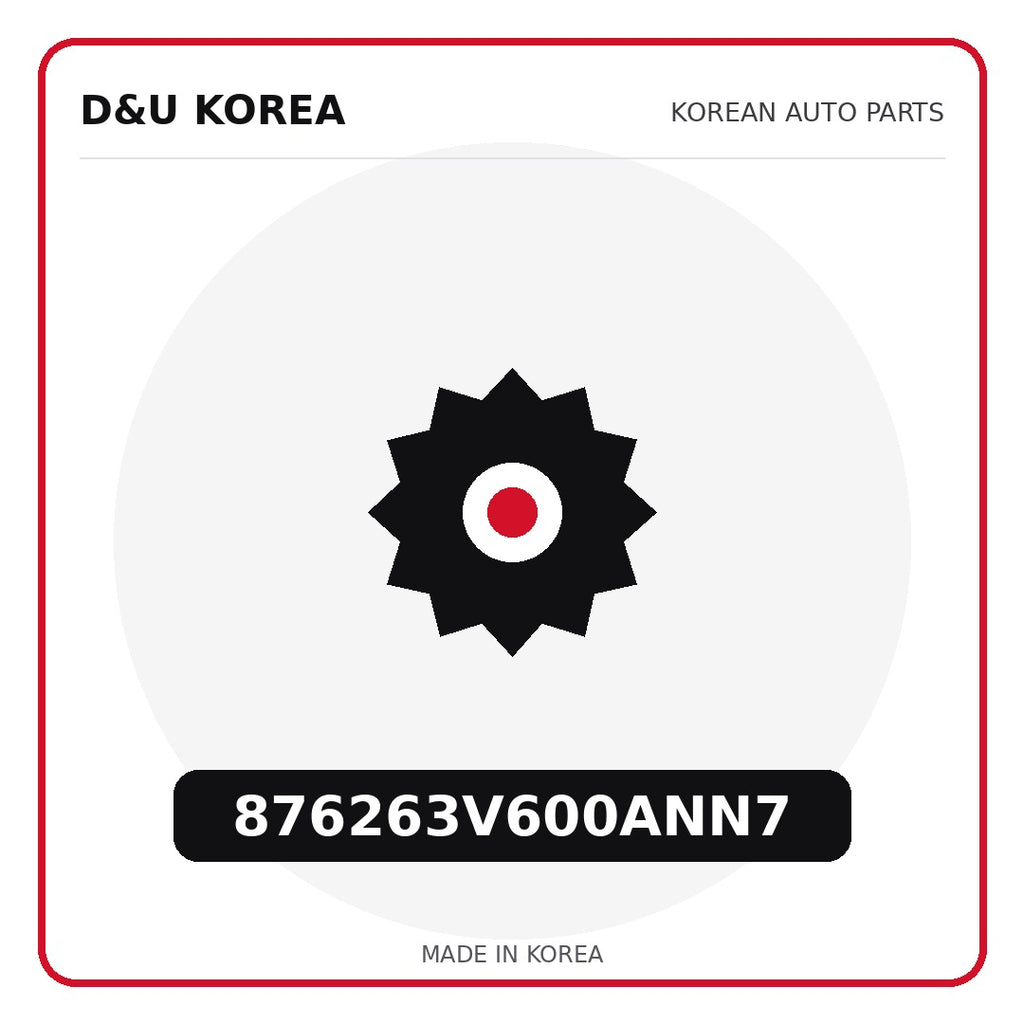 Genuine Mobis 876263V600ANN7  for Korean vehicles | D&U Korea