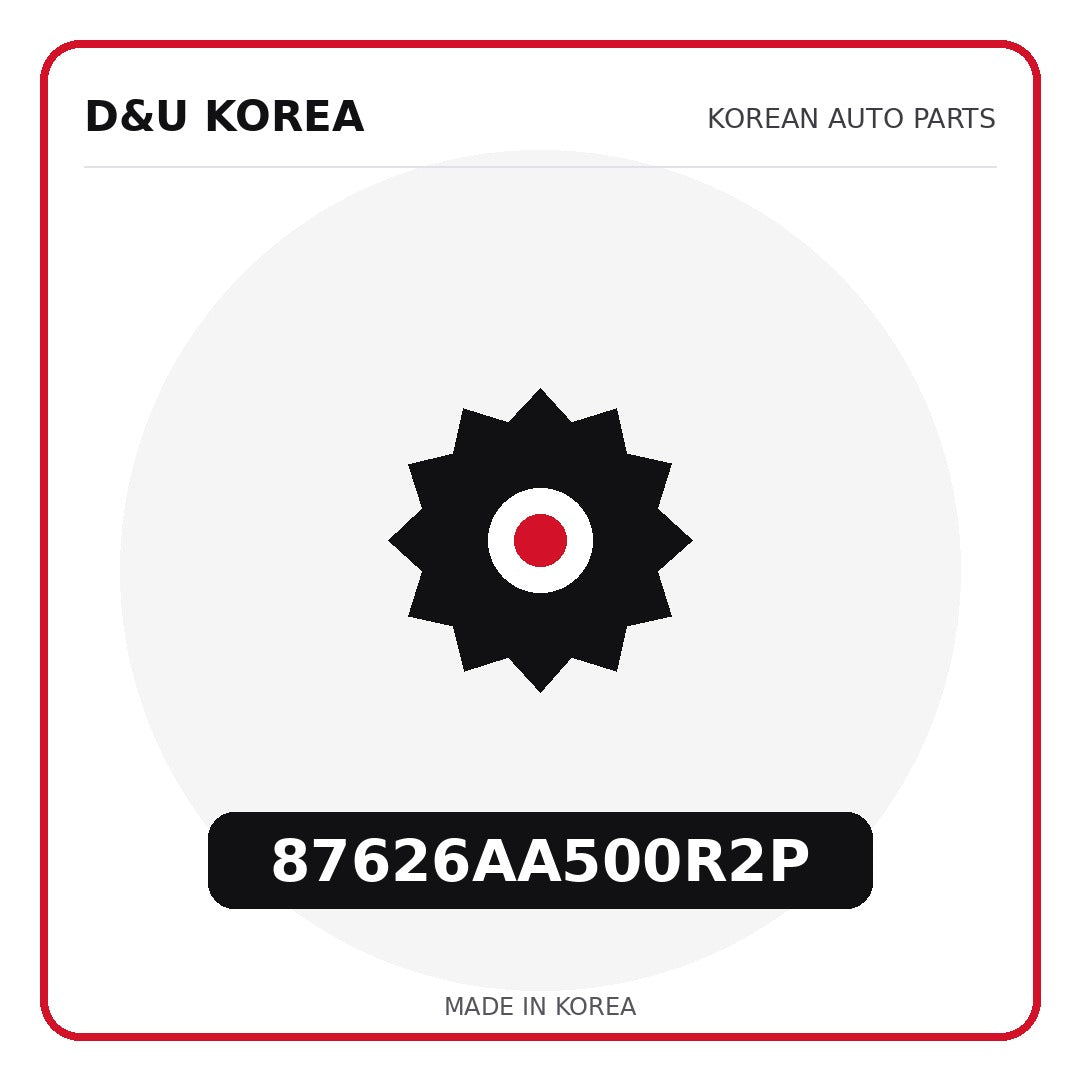 Genuine Mobis 87626AA500R2P  for Korean vehicles | D&U Korea