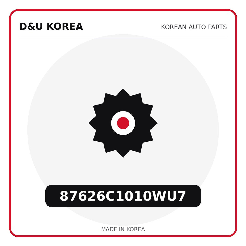 Genuine Mobis 87626C1010WU7  for Korean vehicles | D&U Korea