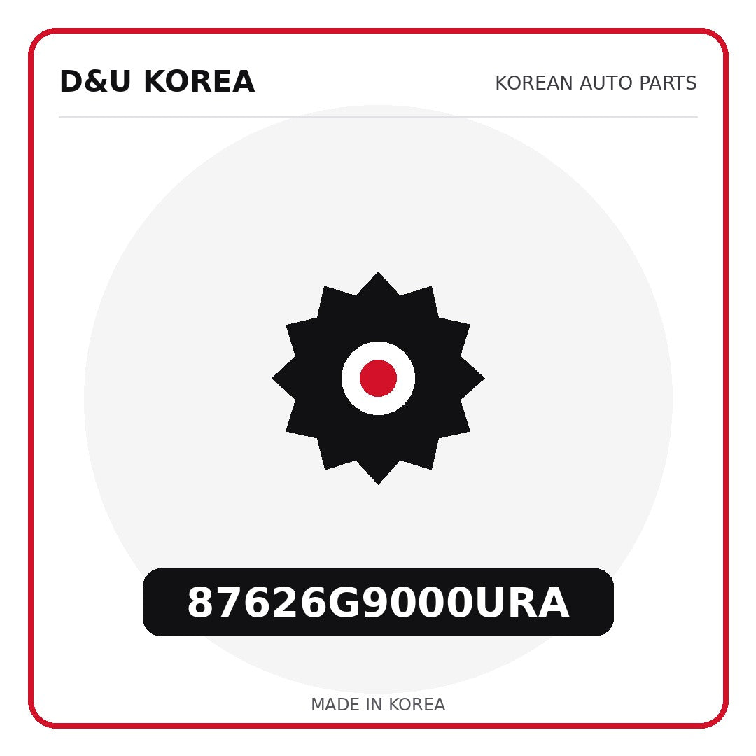 Genuine Mobis 87626G9000URA  for Korean vehicles | D&U Korea