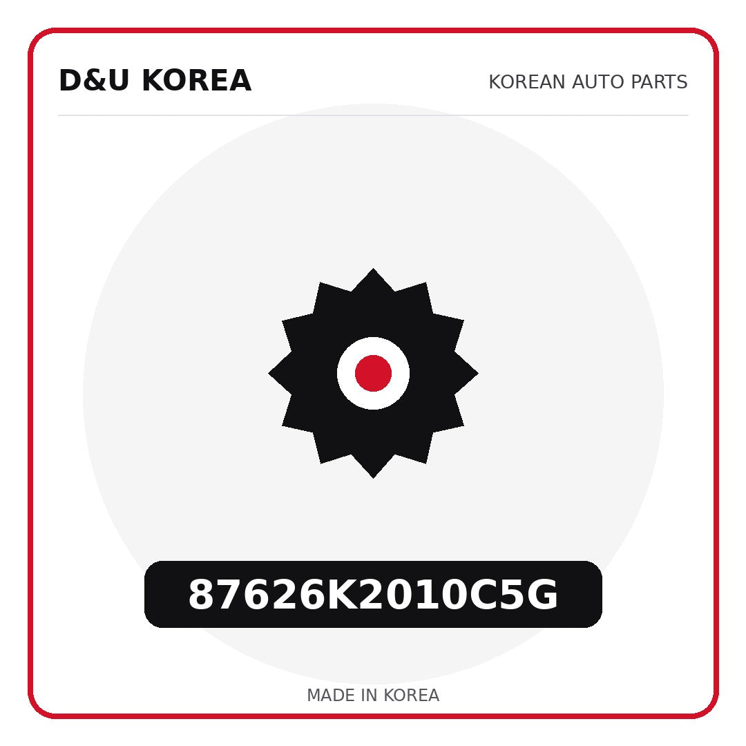 Genuine Mobis 87626K2010C5G  for Korean vehicles | D&U Korea