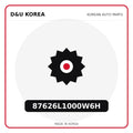 Genuine Mobis 87626L1000W6H  for Korean vehicles | D&U Korea