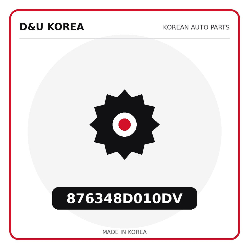 Genuine Mobis 876348D010DV  for Korean vehicles | D&U Korea