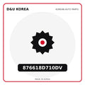 Genuine Mobis 876618D710DV  for Korean vehicles | D&U Korea