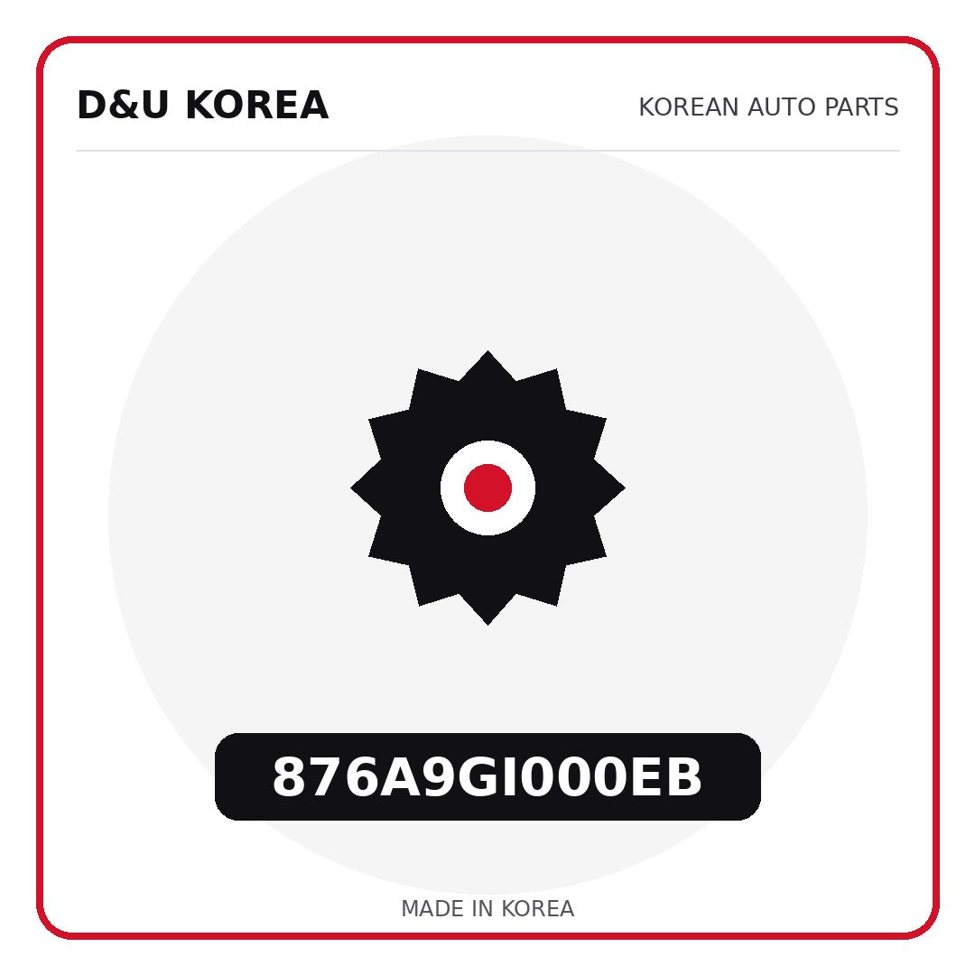 Genuine Mobis 876A9GI000EB  for Korean vehicles | D&U Korea