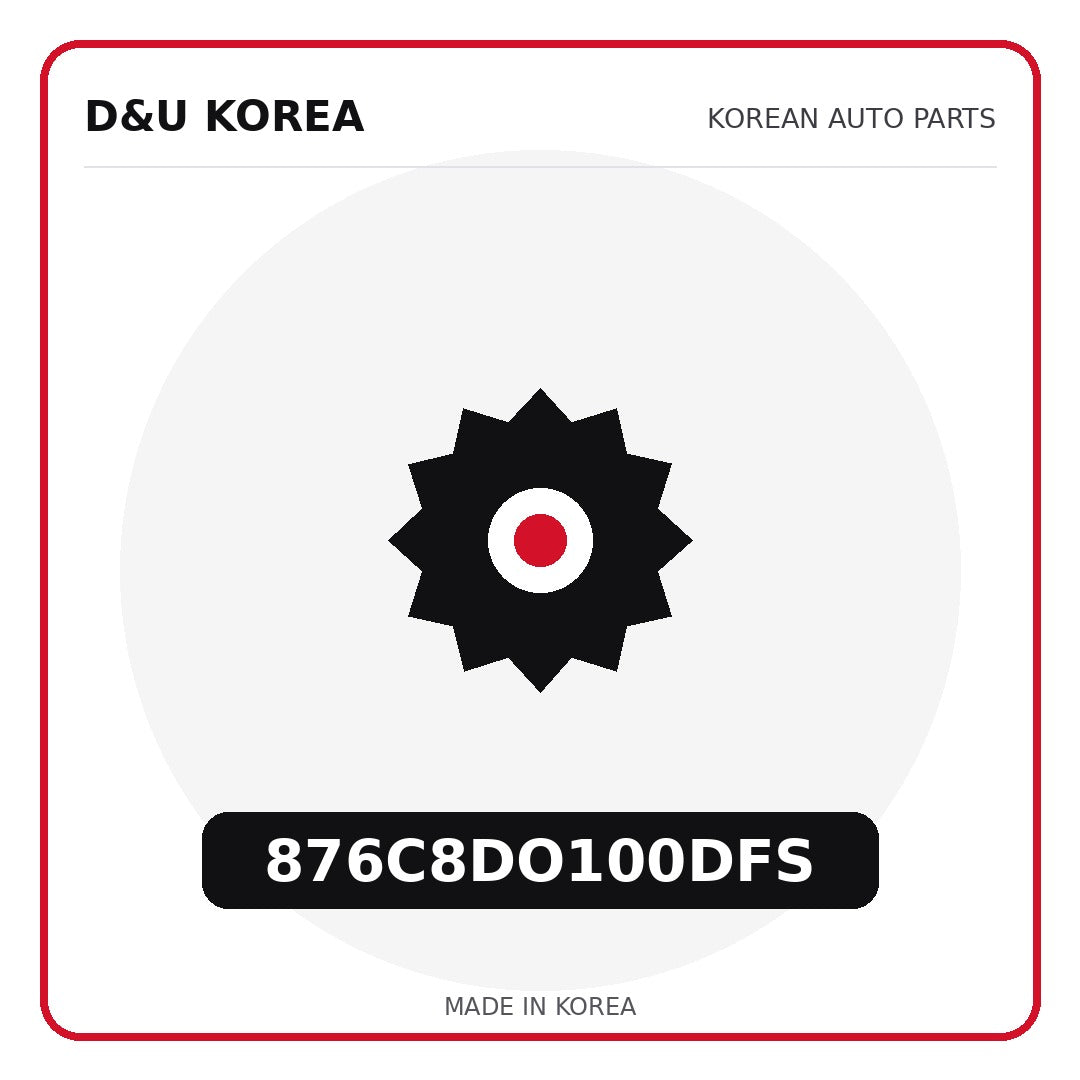 Genuine Mobis 876C8DO100DFS  for Korean vehicles | D&U Korea