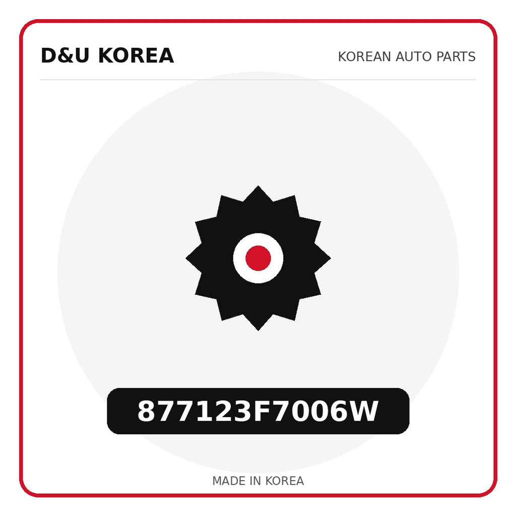 Genuine Mobis 877123F7006W  for Korean vehicles | D&U Korea