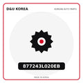 Genuine Mobis 877243L020EB  for Korean vehicles | D&U Korea