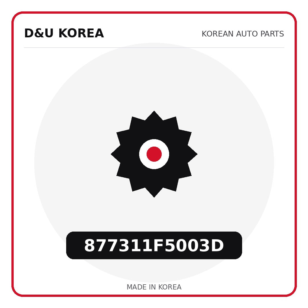 Genuine Mobis 877311F5003D  for Korean vehicles | D&U Korea