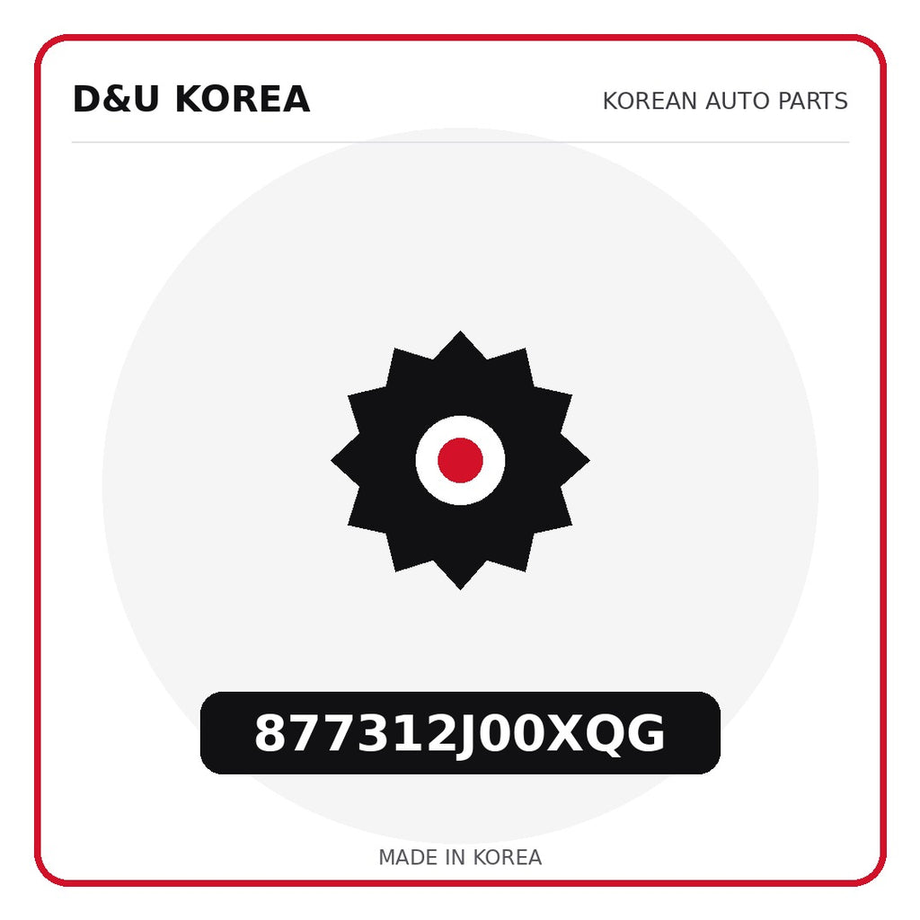 Genuine Mobis 877312J00XQG  for Korean vehicles | D&U Korea