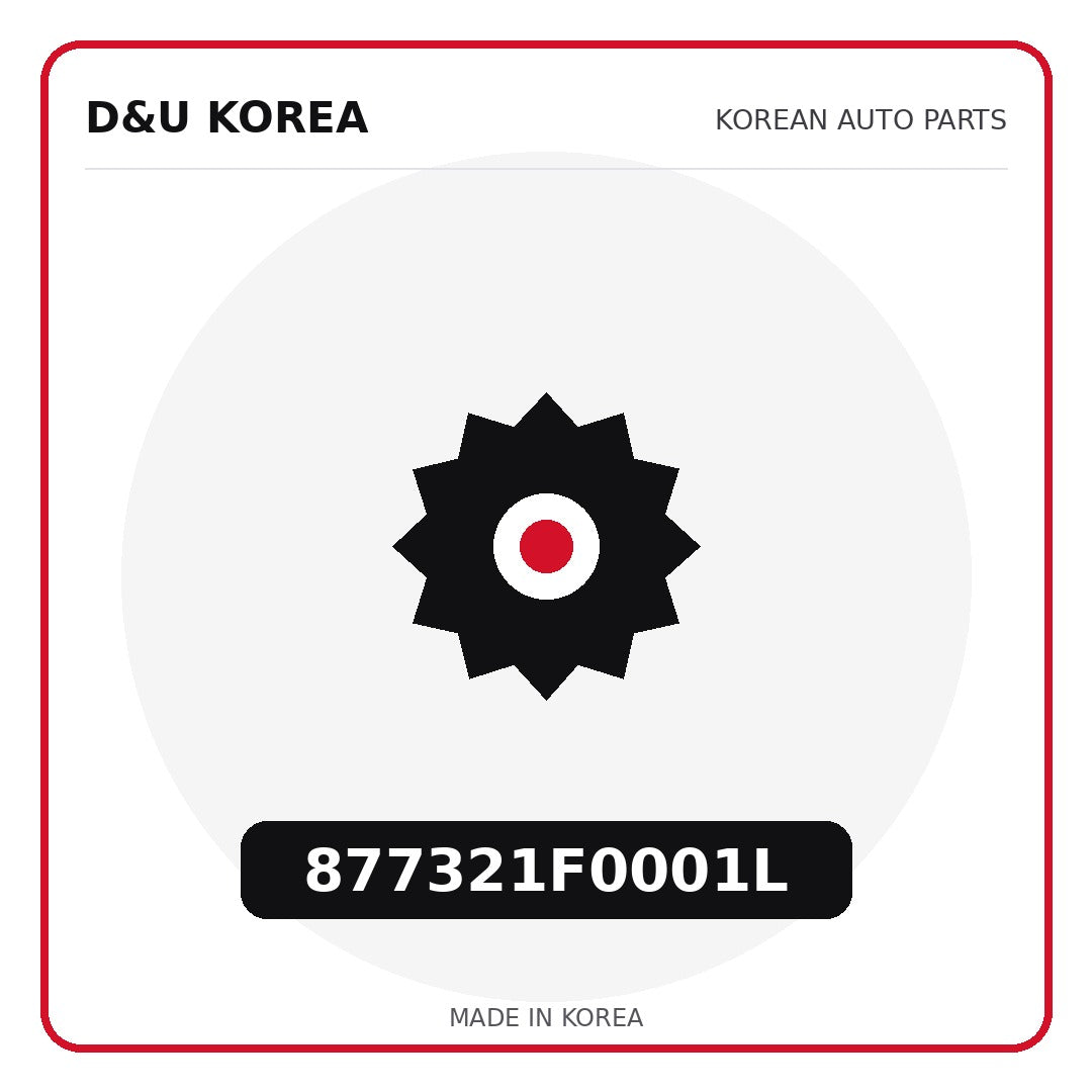 Genuine Mobis 877321F0001L  for Korean vehicles | D&U Korea