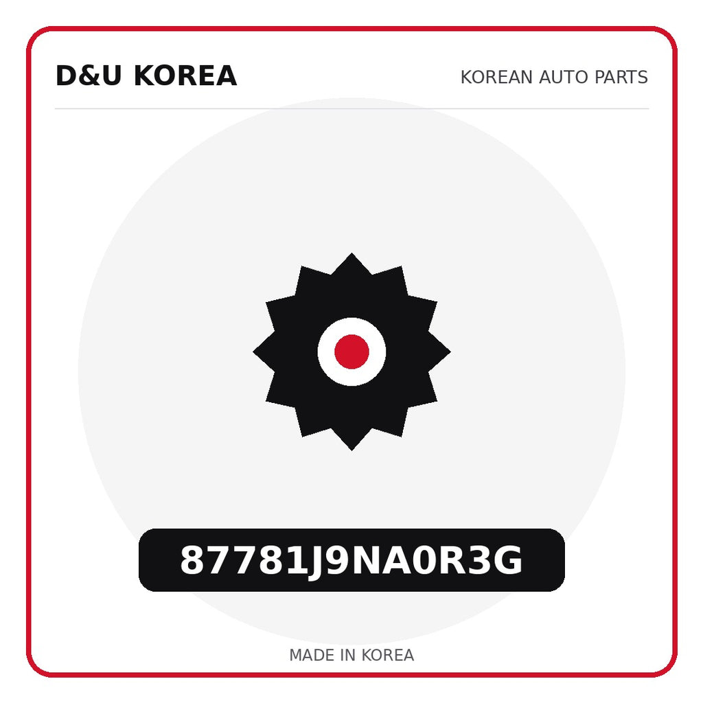Genuine Mobis 87781J9NA0R3G  for Korean vehicles | D&U Korea
