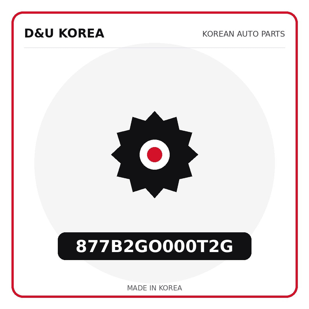Genuine Mobis 877B2GO000T2G  for Korean vehicles | D&U Korea