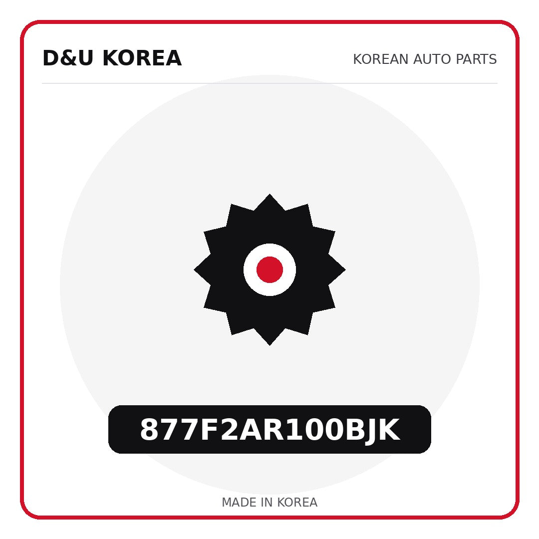 Genuine Mobis 877F2AR100BJK  for Korean vehicles | D&U Korea