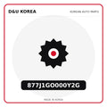 Genuine Mobis 877J1GO000Y2G  for Korean vehicles | D&U Korea