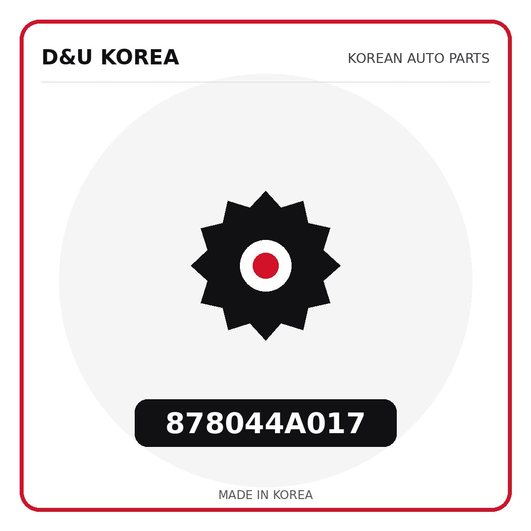 Genuine Mobis 878044A017  for Korean vehicles | D&U Korea