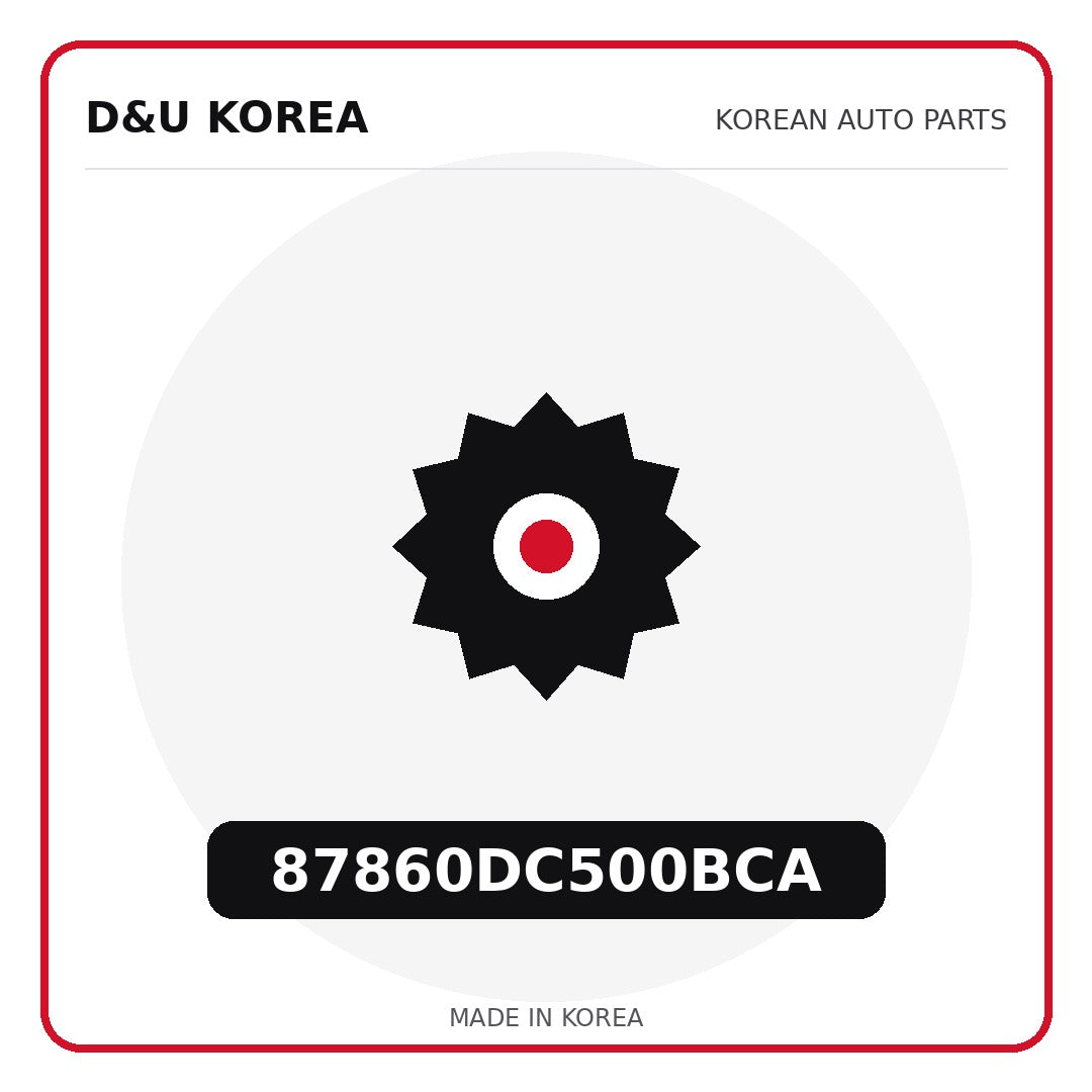 Genuine Mobis 87860DC500BCA  for Korean vehicles | D&U Korea