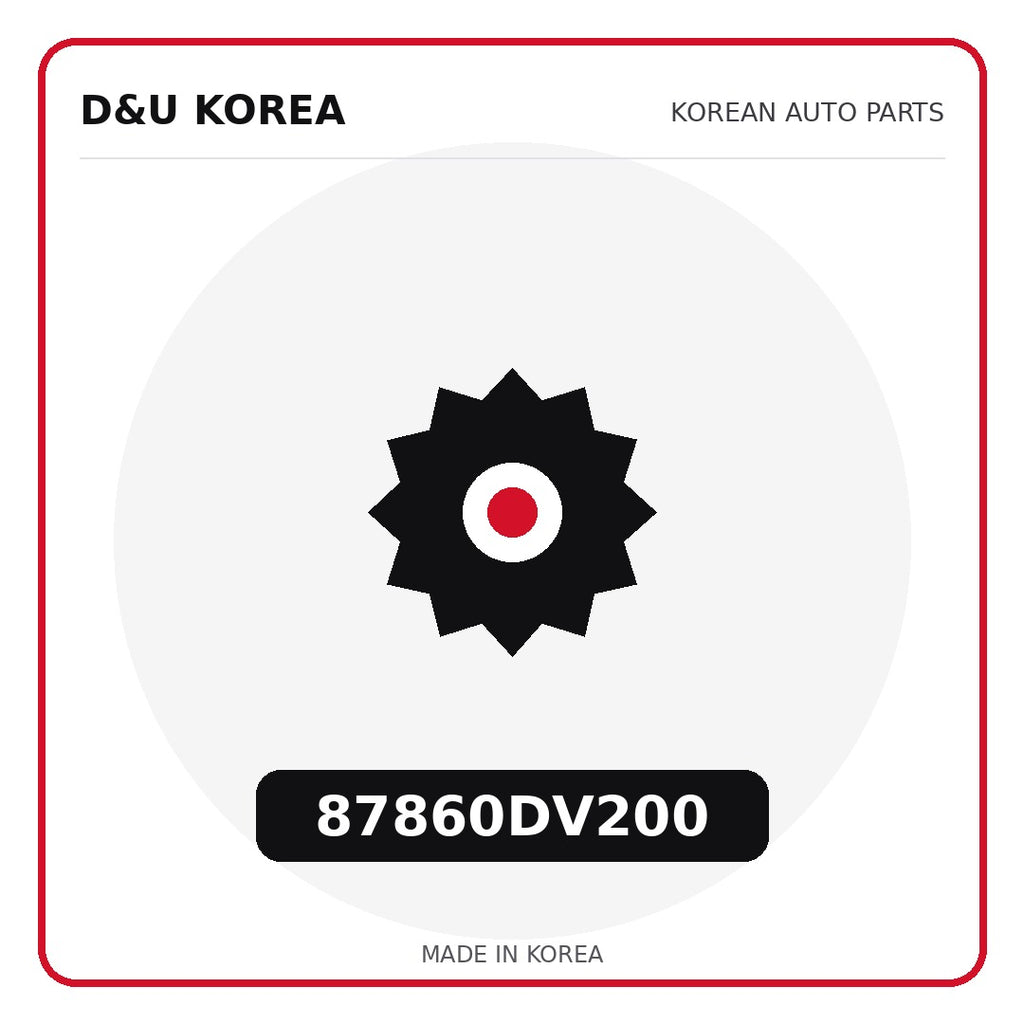 Genuine Mobis 87860DV200  for Korean vehicles | D&U Korea