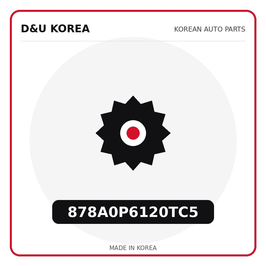 Genuine Mobis 878A0P6120TC5  for Korean vehicles | D&U Korea
