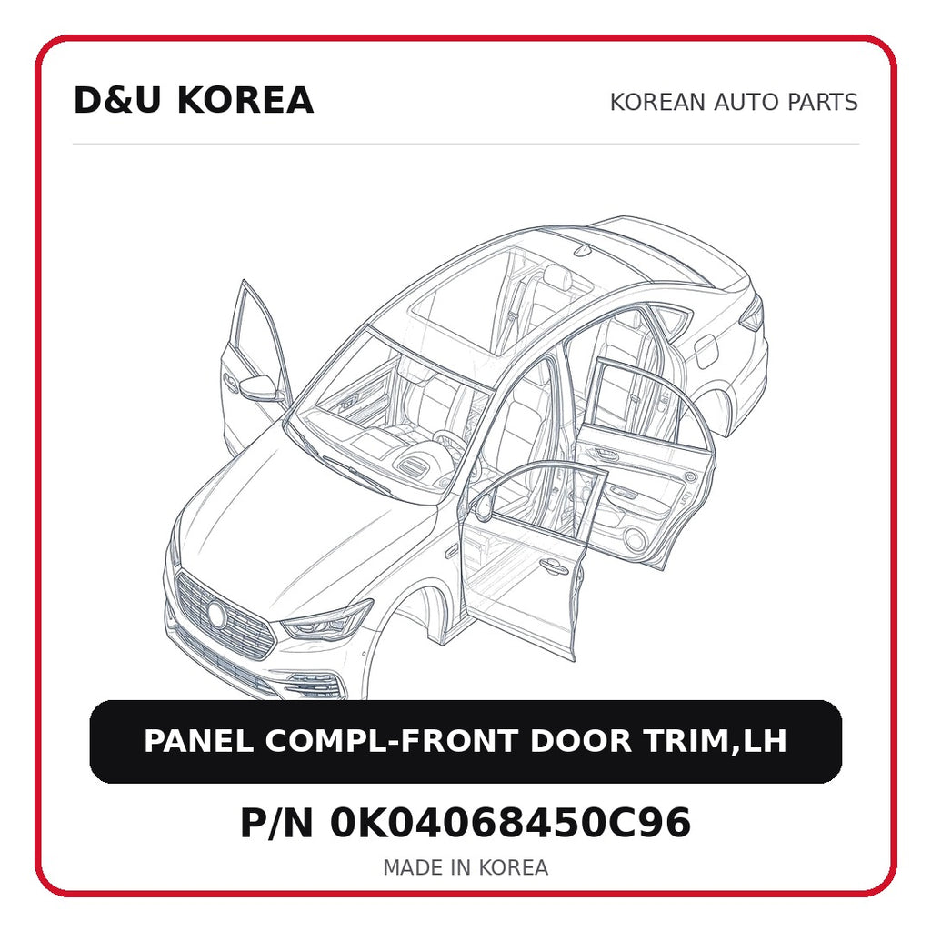 PANEL COMPL-FRONT DOOR TRIM,LH