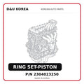 RING SET-PISTON
