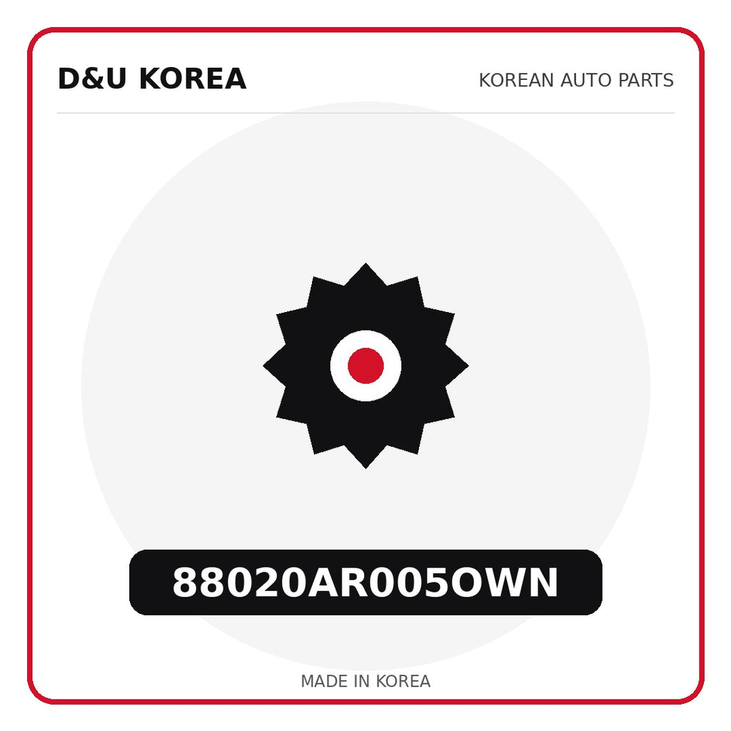 Genuine Mobis 88020AR005OWN  for Korean vehicles | D&U Korea