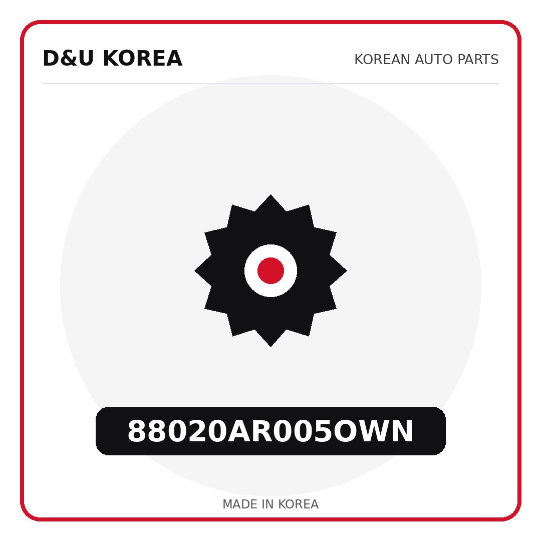 Genuine Mobis 88020AR005OWN  for Korean vehicles | D&U Korea