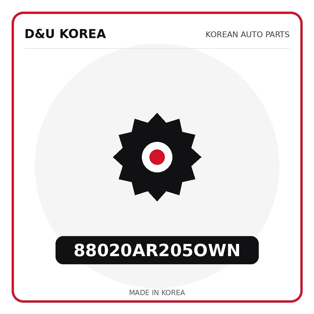 Genuine Mobis 88020AR205OWN  for Korean vehicles | D&U Korea