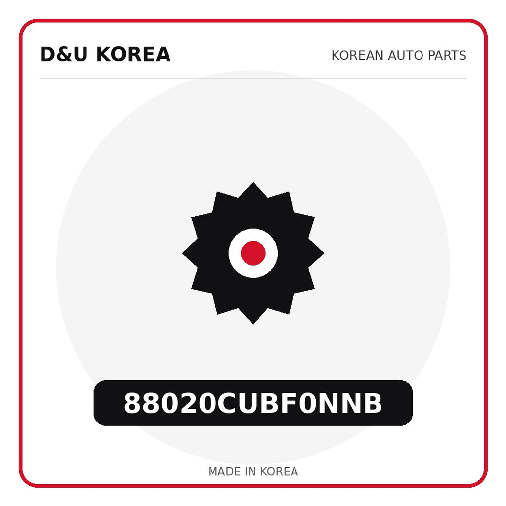 Genuine Mobis 88020CUBF0NNB  for Korean vehicles | D&U Korea