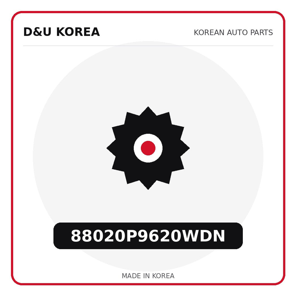 Genuine Mobis 88020P9620WDN  for Korean vehicles | D&U Korea