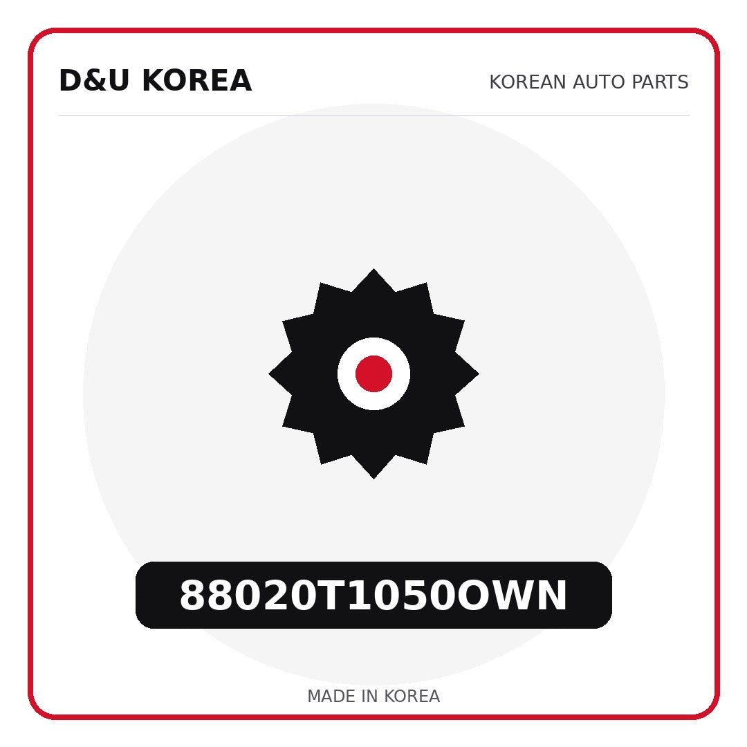 Genuine Mobis 88020T1050OWN  for Korean vehicles | D&U Korea