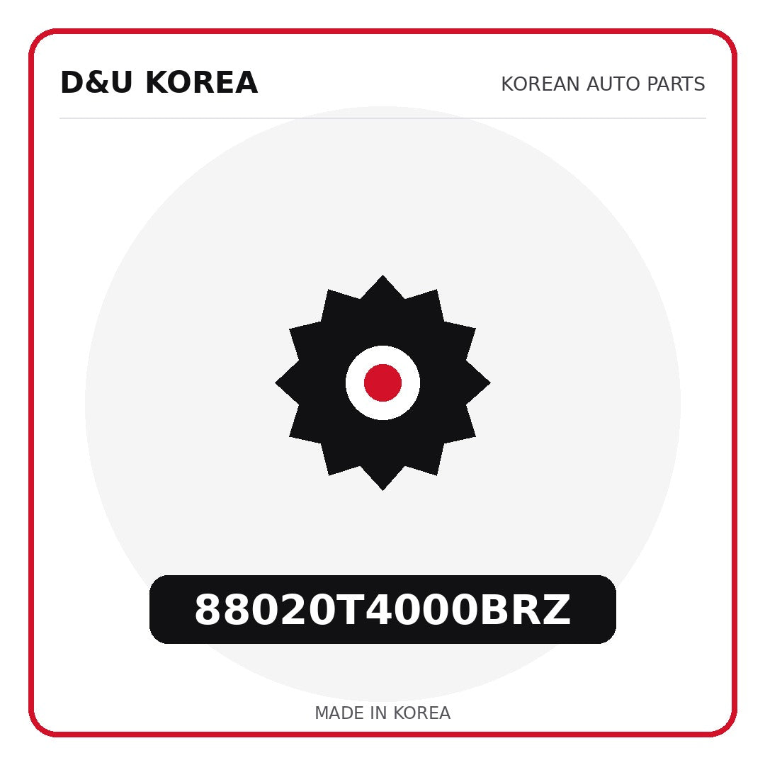 Genuine Mobis 88020T4000BRZ  for Korean vehicles | D&U Korea