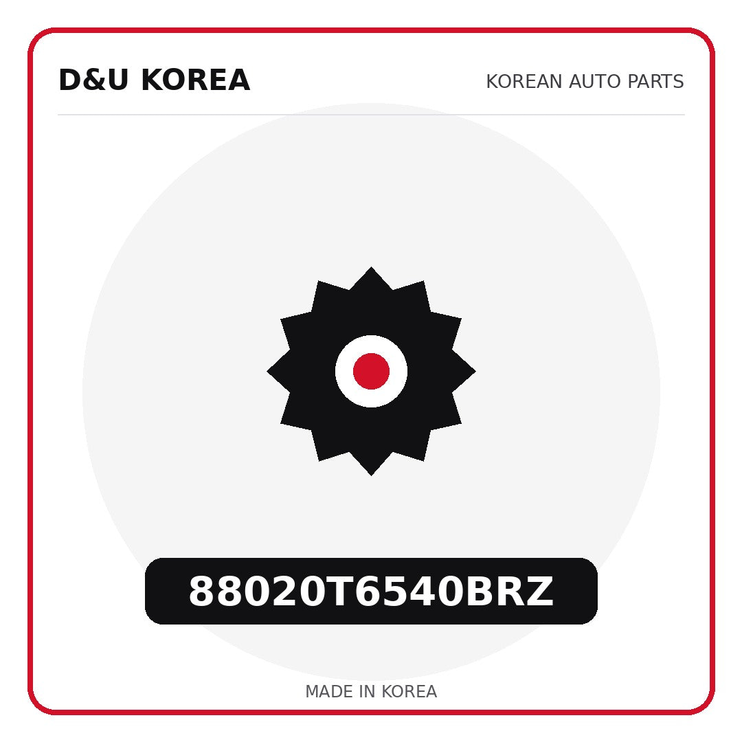 Genuine Mobis 88020T6540BRZ  for Korean vehicles | D&U Korea