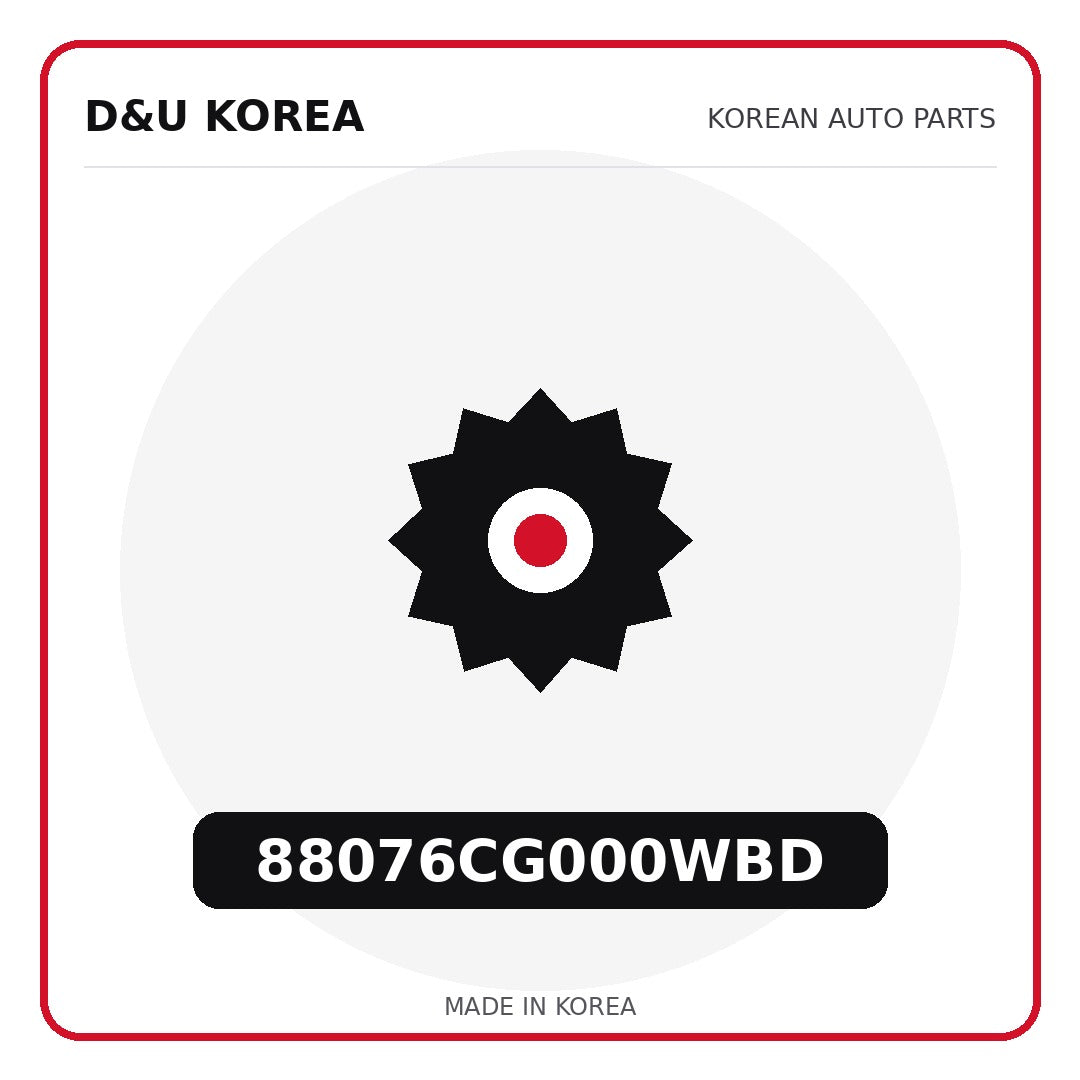 Genuine Mobis 88076CG000WBD  for Korean vehicles | D&U Korea