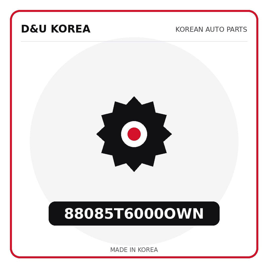 Genuine Mobis 88085T6000OWN  for Korean vehicles | D&U Korea