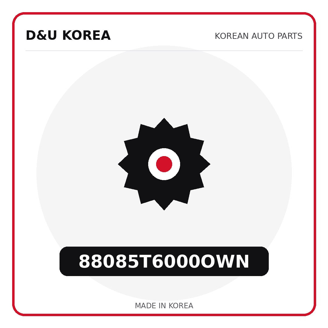 Genuine Mobis 88085T6000OWN  for Korean vehicles | D&U Korea
