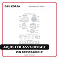 ADJUSTER ASSY-HEIGHT