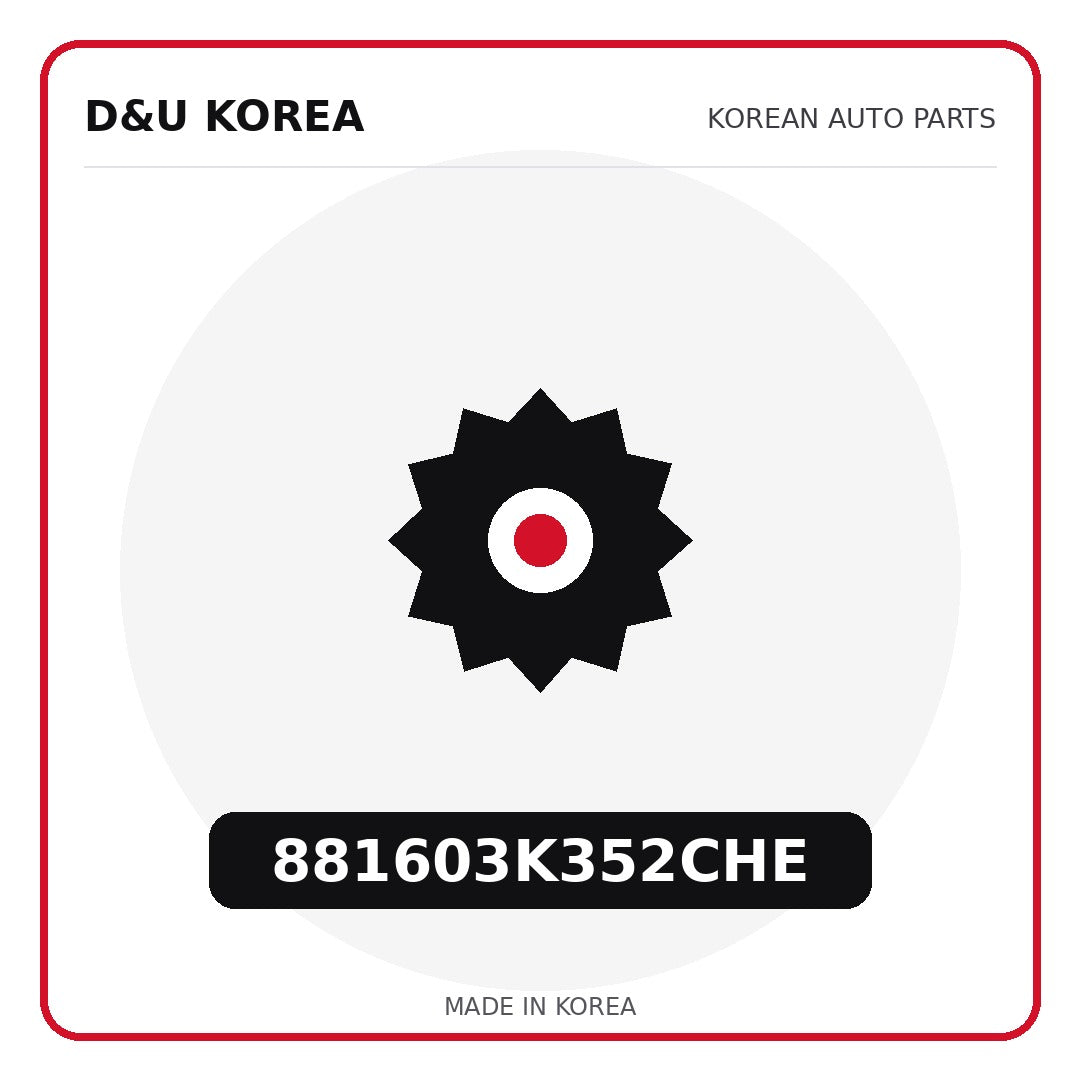 Genuine Mobis 881603K352CHE  for Korean vehicles | D&U Korea