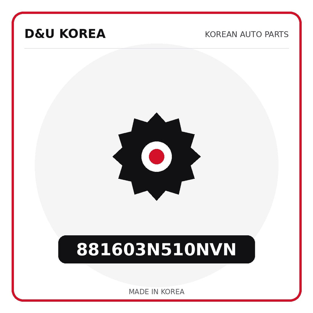 Genuine Mobis 881603N510NVN  for Korean vehicles | D&U Korea