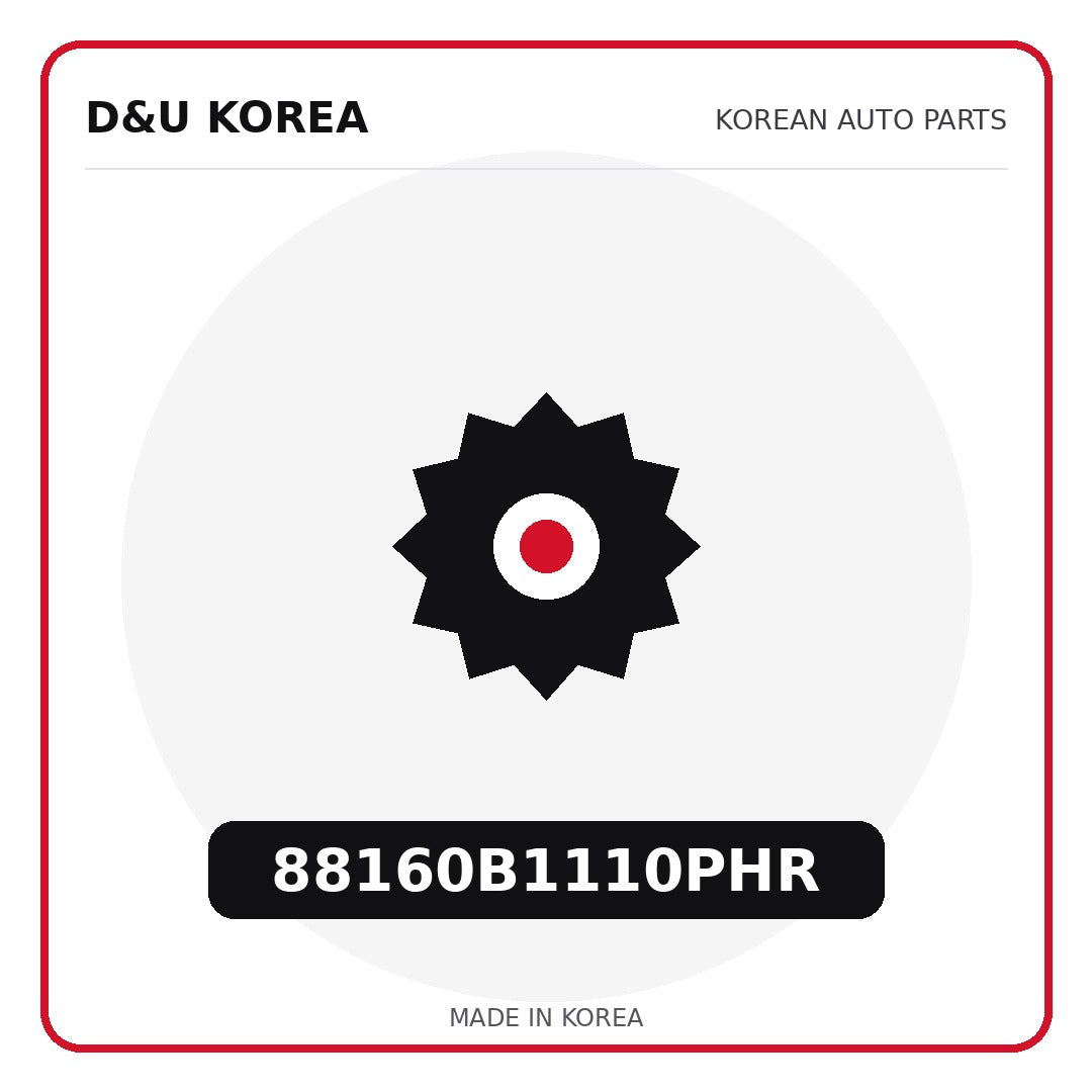 Genuine Mobis 88160B1110PHR  for Korean vehicles | D&U Korea