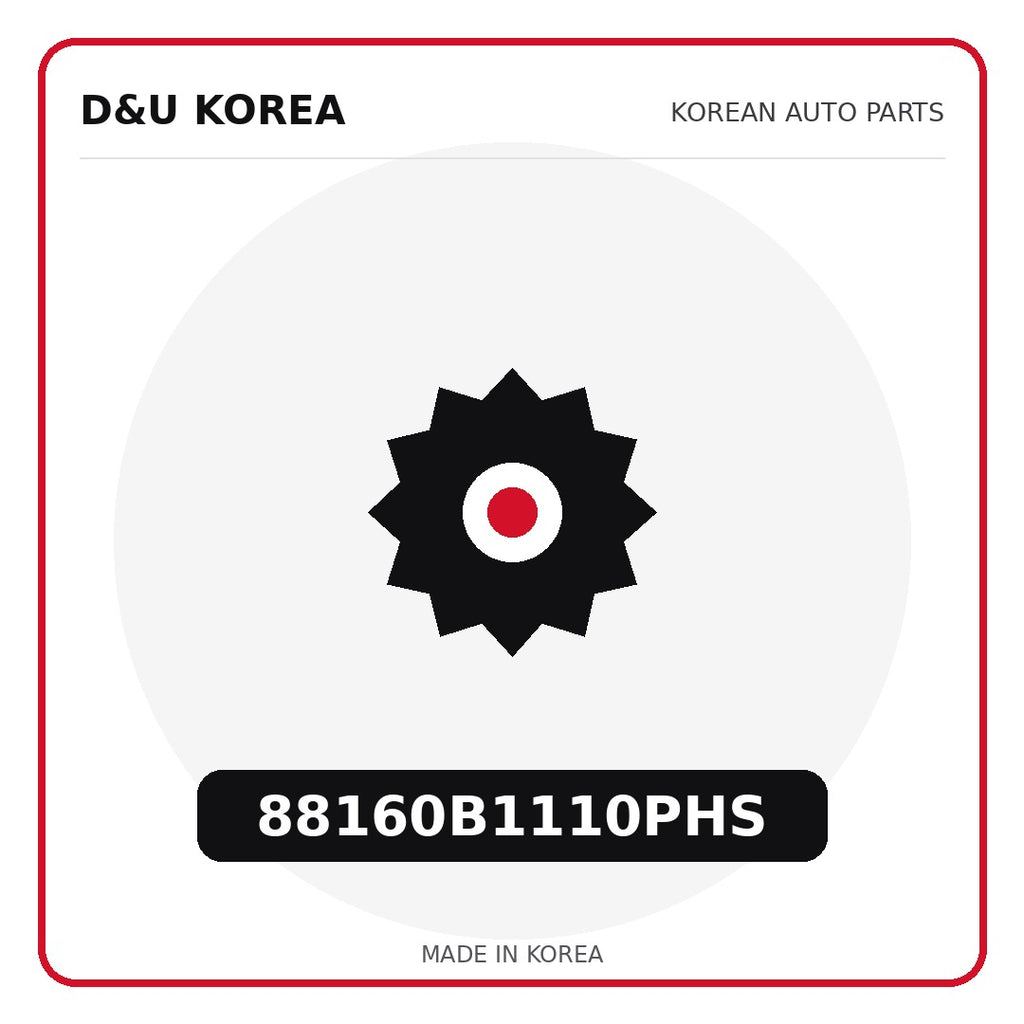 Genuine Mobis 88160B1110PHS  for Korean vehicles | D&U Korea