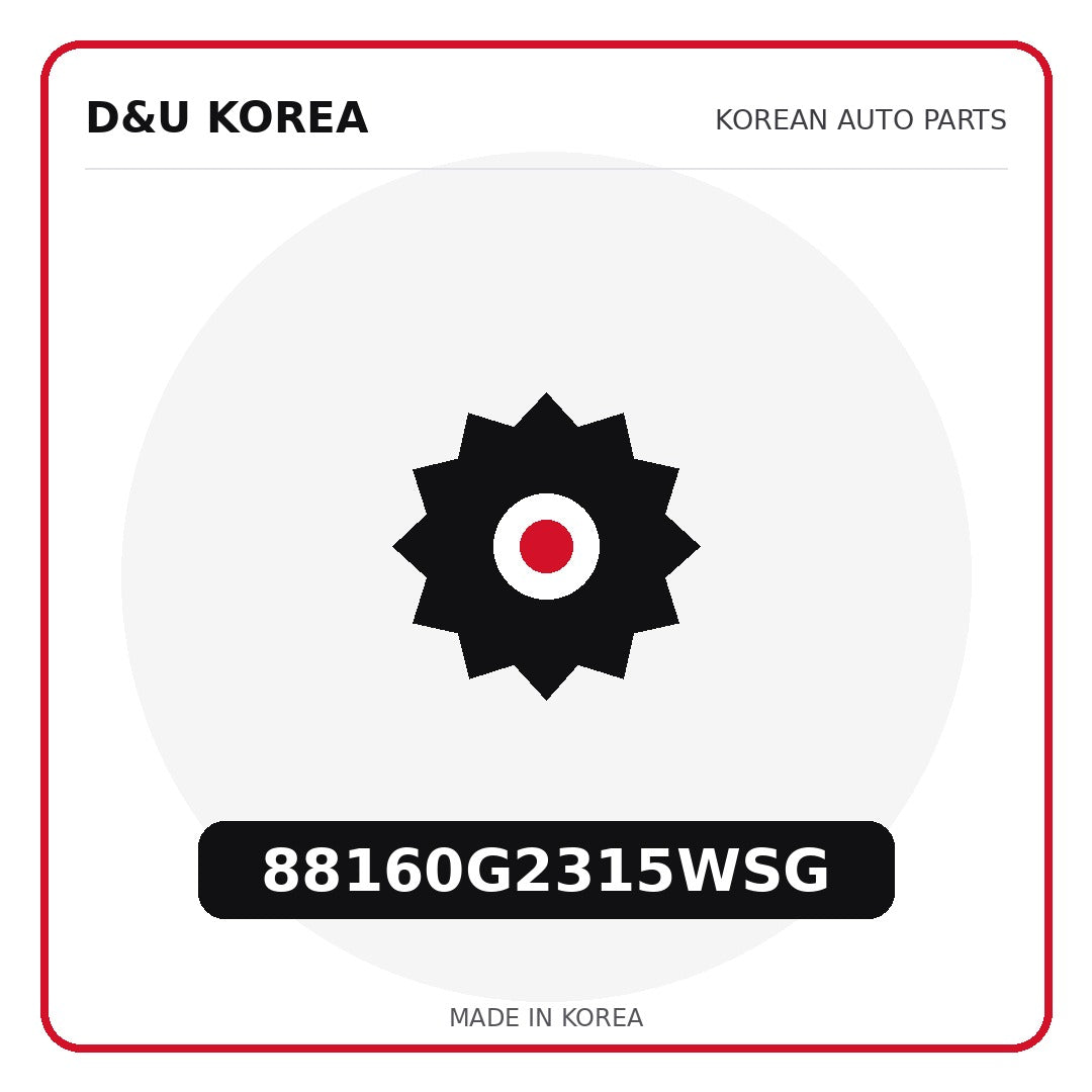 Genuine Mobis 88160G2315WSG  for Korean vehicles | D&U Korea
