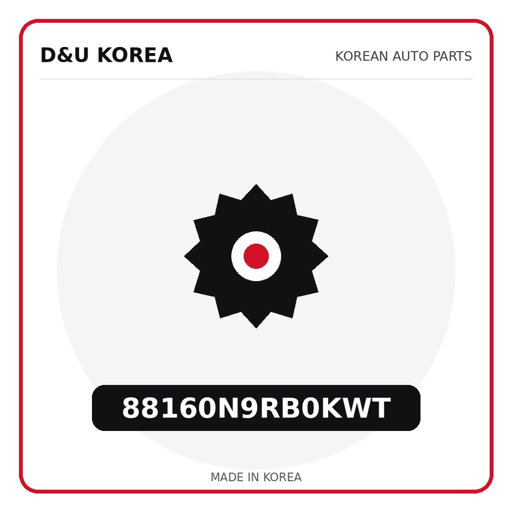 Genuine Mobis 88160N9RB0KWT  for Korean vehicles | D&U Korea